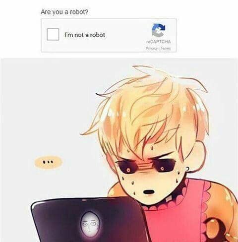 meme anime tentang siborg dan android