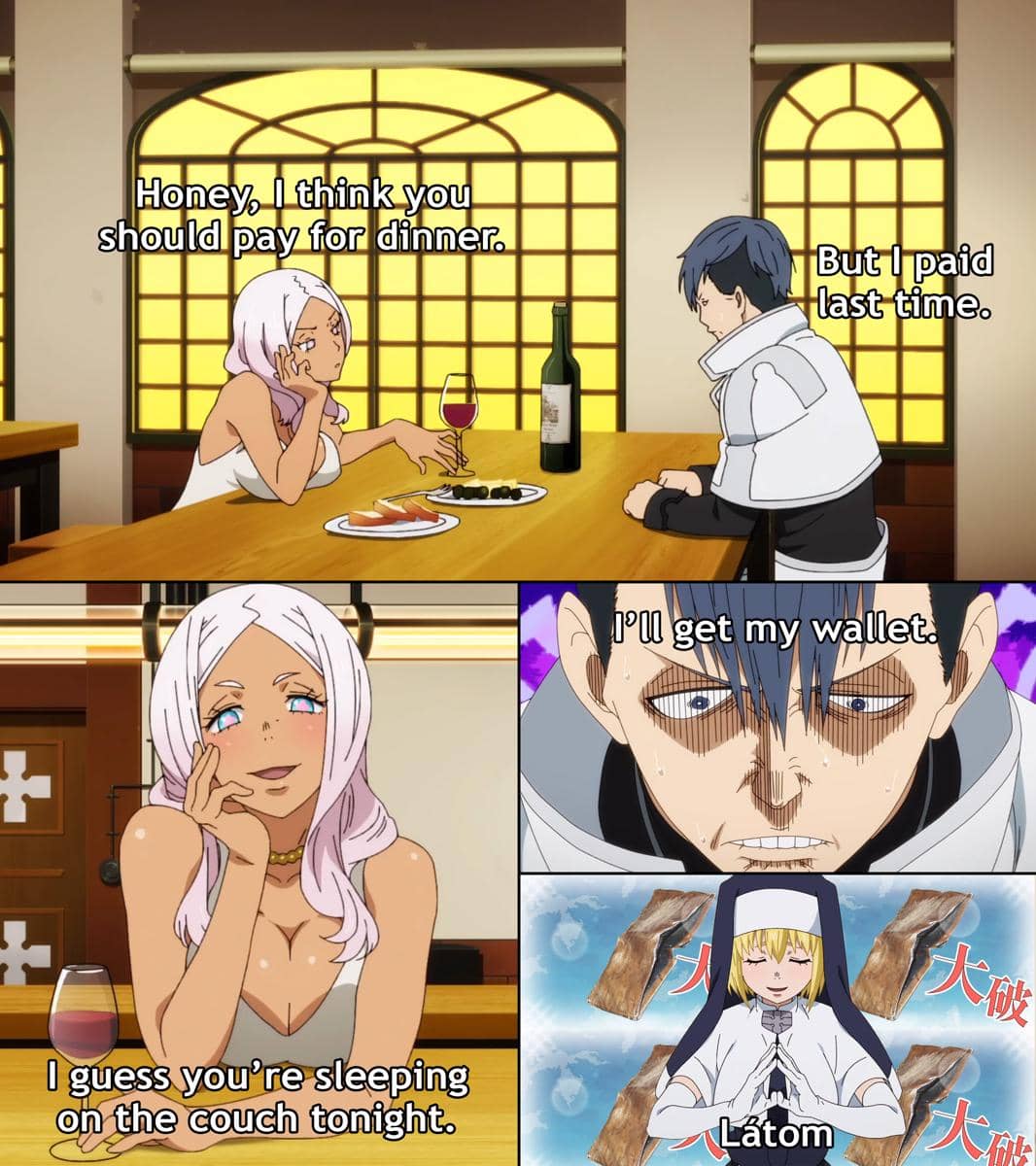 meme anime tentang negosiasi
