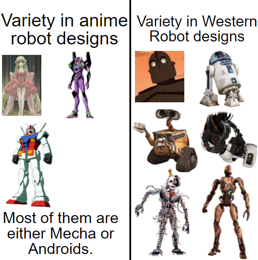 meme anime tentang siborg dan android