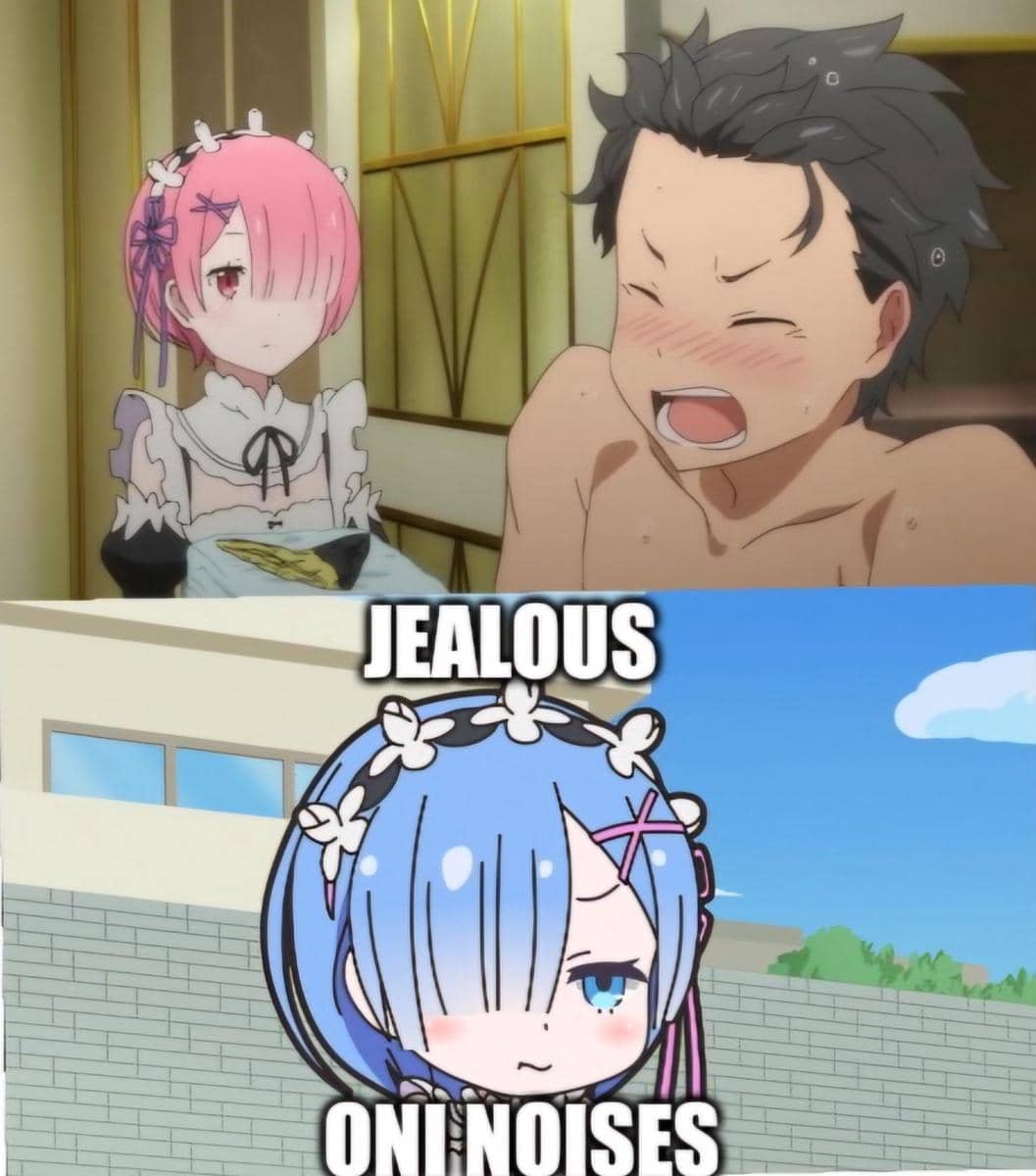meme anime tentang cemburu