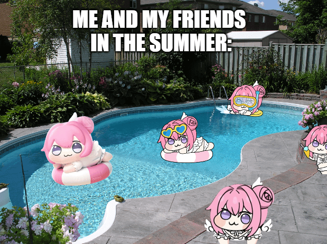 meme anime tentang musim panas