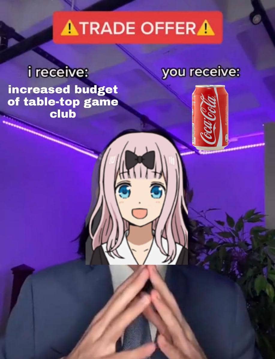 meme anime tentang negosiasi