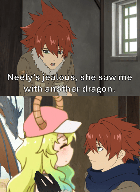 meme anime tentang cemburu