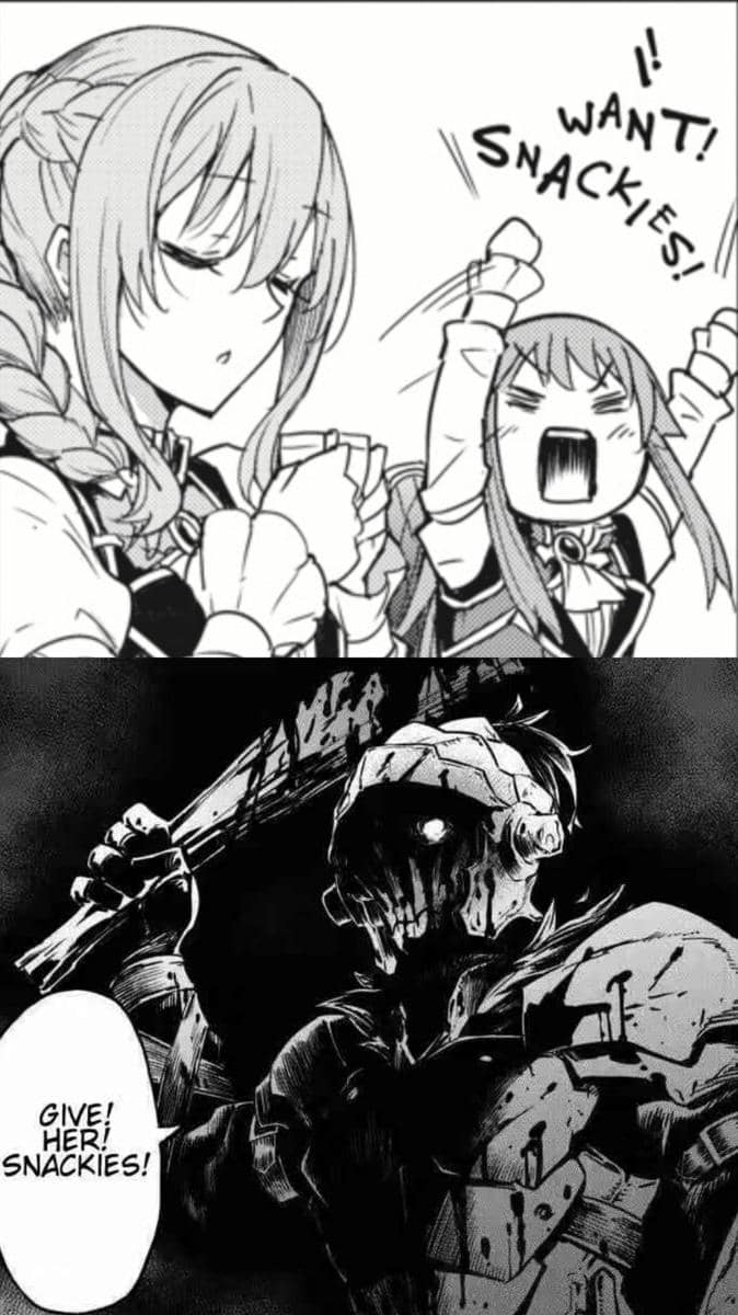 meme anime tentang camilan
