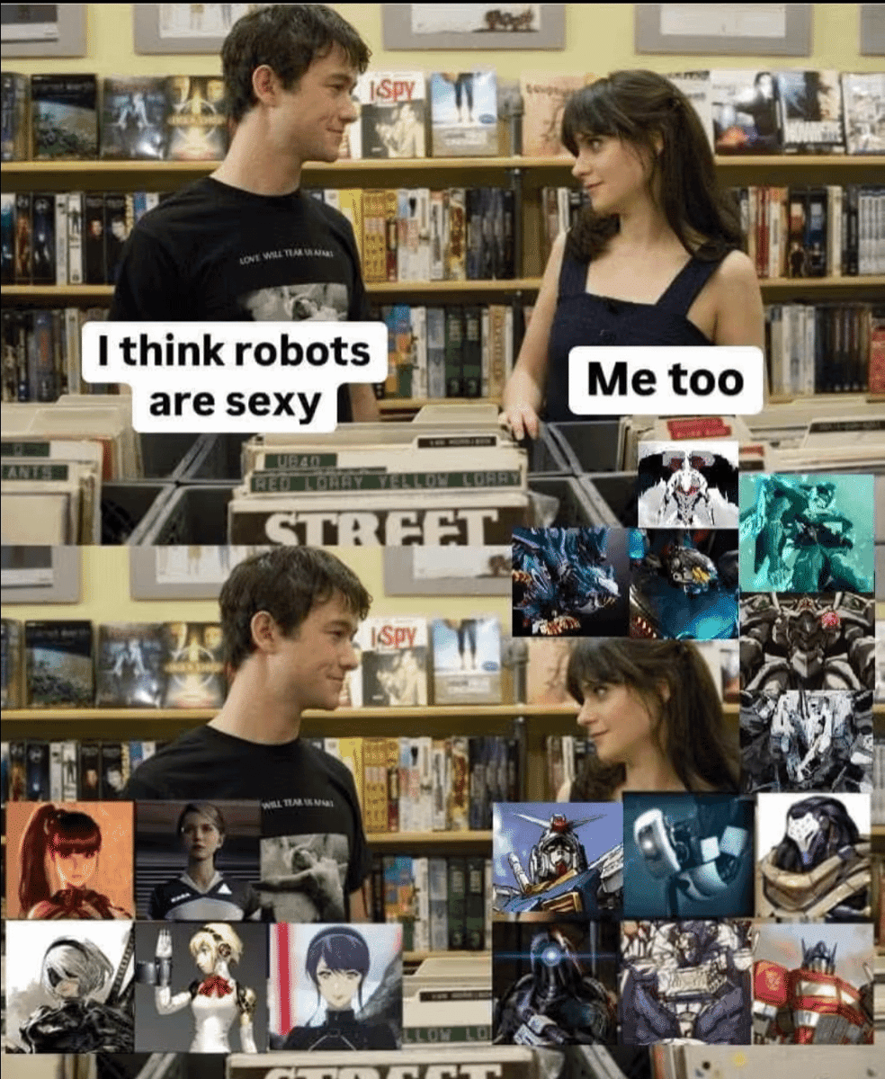 meme anime tentang siborg dan android
