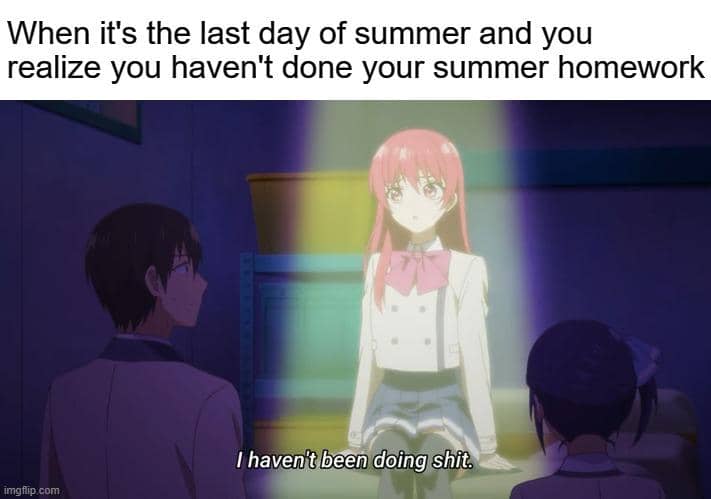 meme anime tentang musim panas