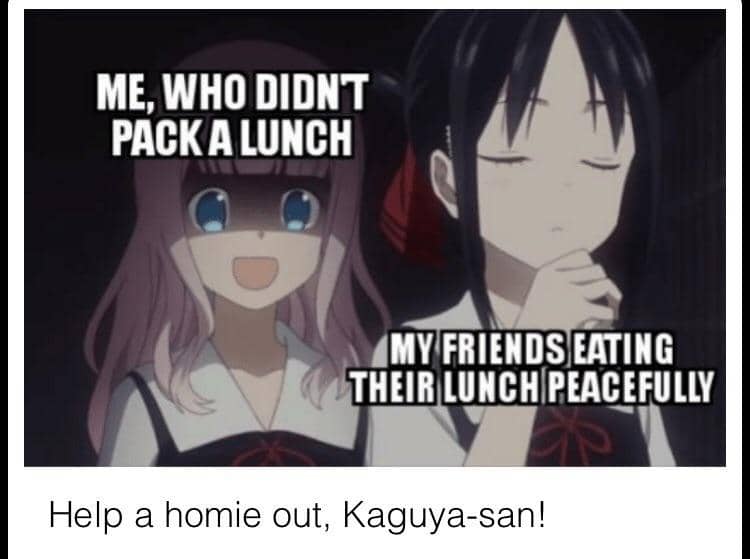 meme anime tentang camilan