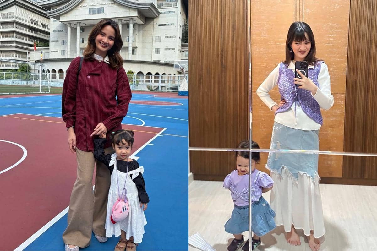 7 Inspirasi OOTD Ibu dan Anak ala Sabrina Anggraini-Launa, Cute Banget!