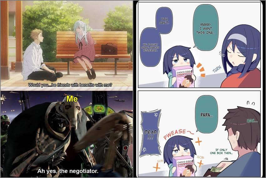 8 Meme Anime tentang Negosiasi, Menguntungkan atau Malah Rugi?