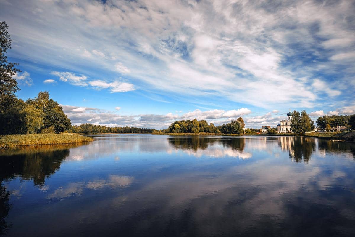 Potret danau di Swedia 