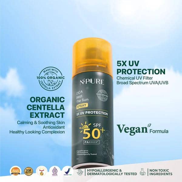 NPURE Sunscreen Spray Cica Beat The Sun