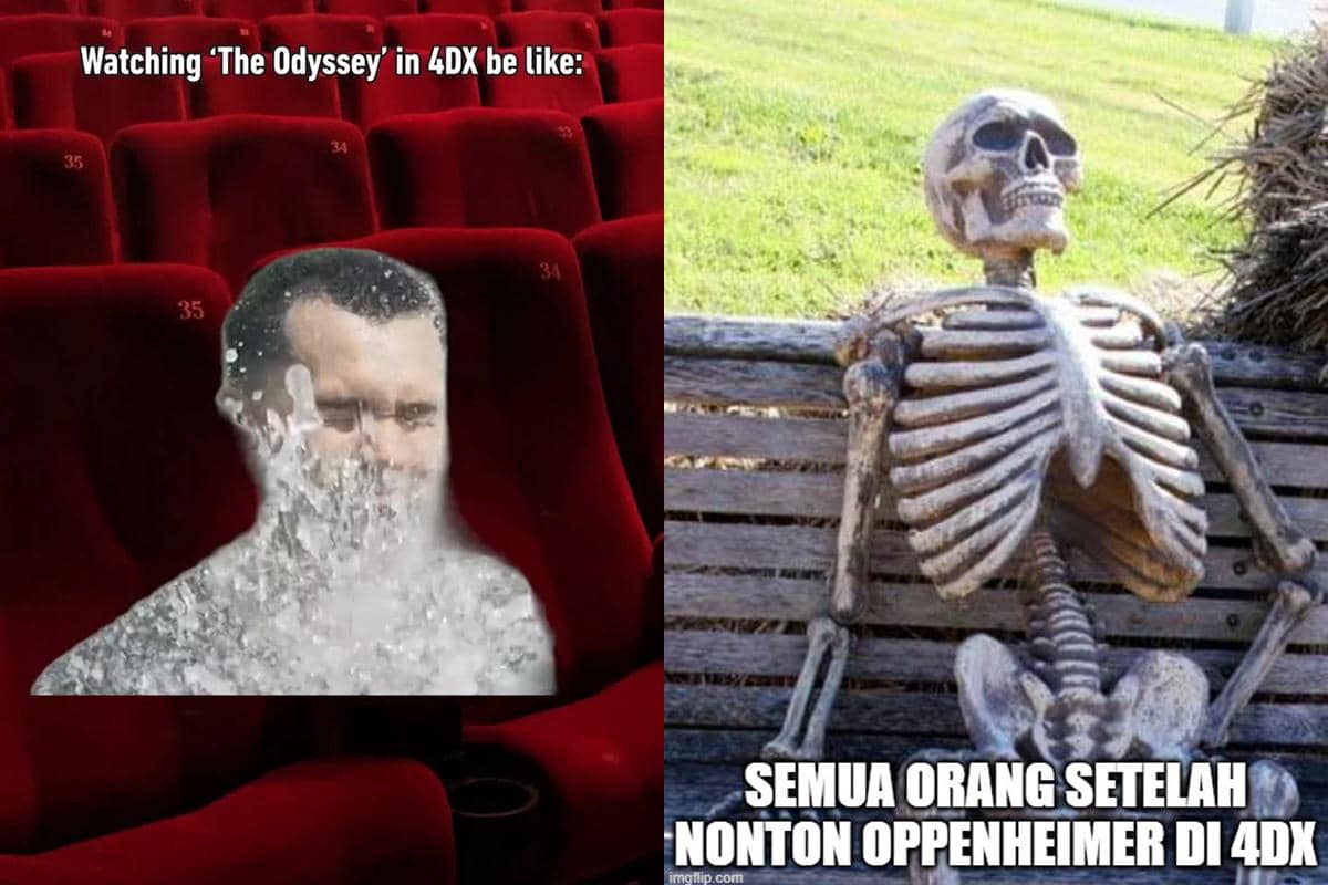 Kumpulan Meme Kocak Nonton Bioskop di 4DX, Dipukulnya Beneran?