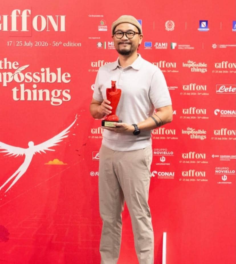 Ronny Gani sutradara film Garuda di Dadaku pamerkan raihan dua penghargaan pada Giffoni Film Festival 2026.