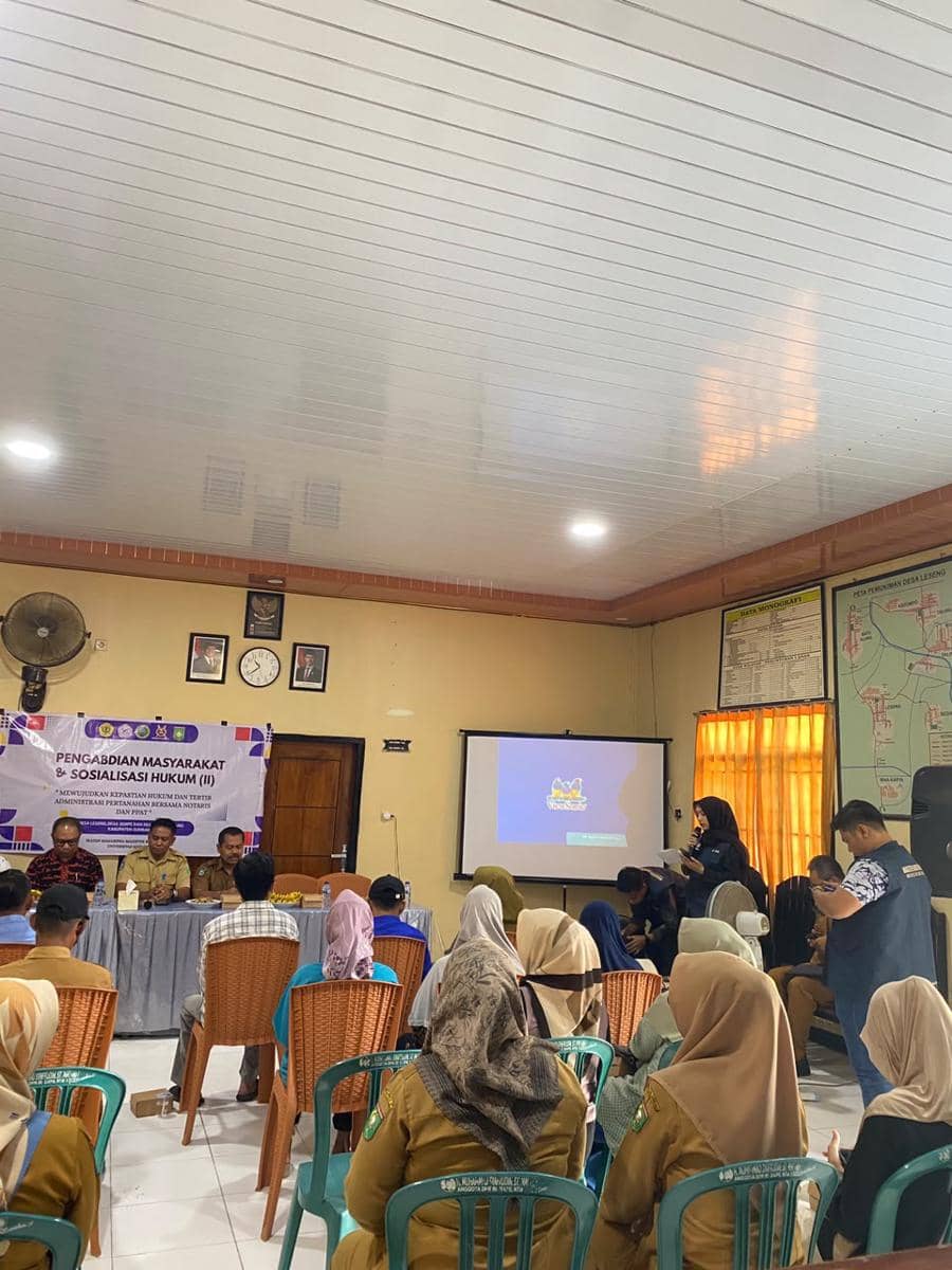Mahasiswa UNRAM dan INI Edukasi Warga Desa Leseng soal Pertanahan