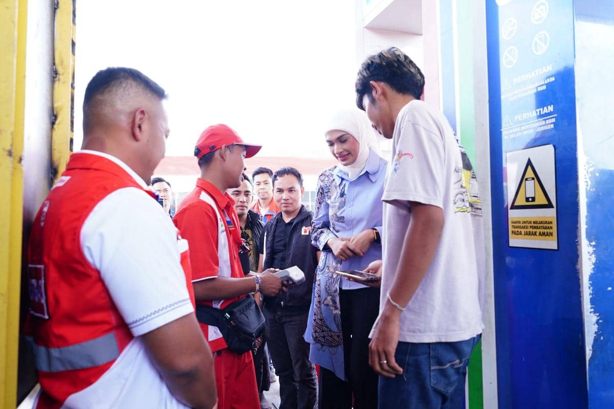 Anggota DPR RI Awasi Penyaluran BBM Subsidi di SPBU Lampung, 