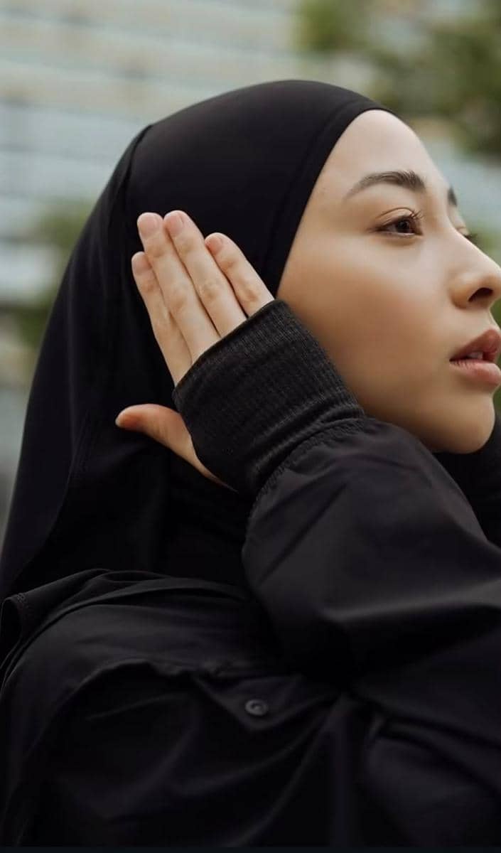 OOTD Lari Hijab ala Nikita Willy