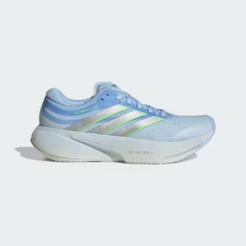 Adidas Supernova Solution 3, sepatu lari dengan desain modern dan sol berprofil, ditampilkan sebagai produk di situs adidas.co.id.