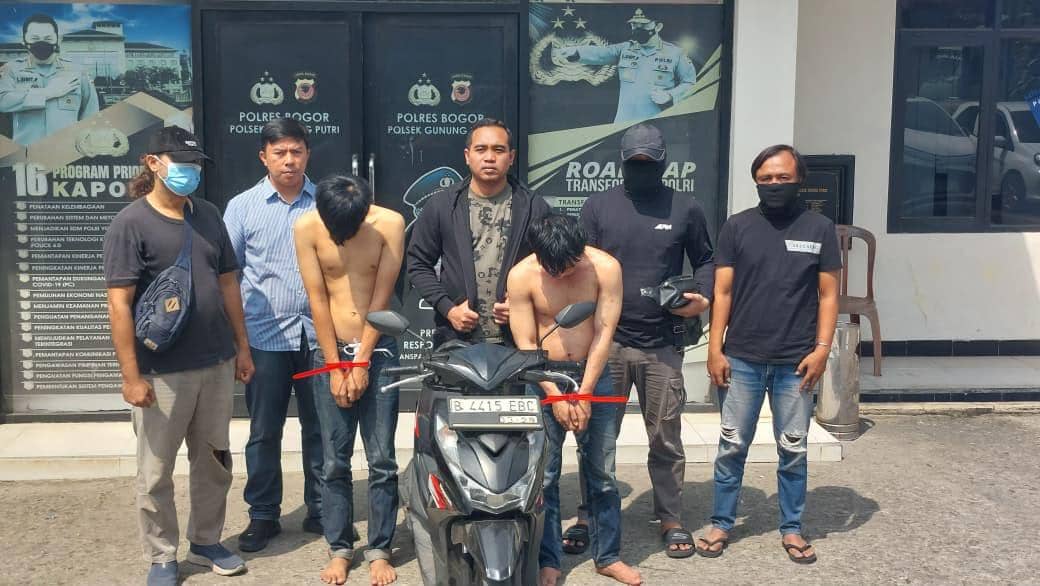 Polisi Bekuk Komplotan Curanmor di Bogor, Residivis Bawa Senpi Rakitan