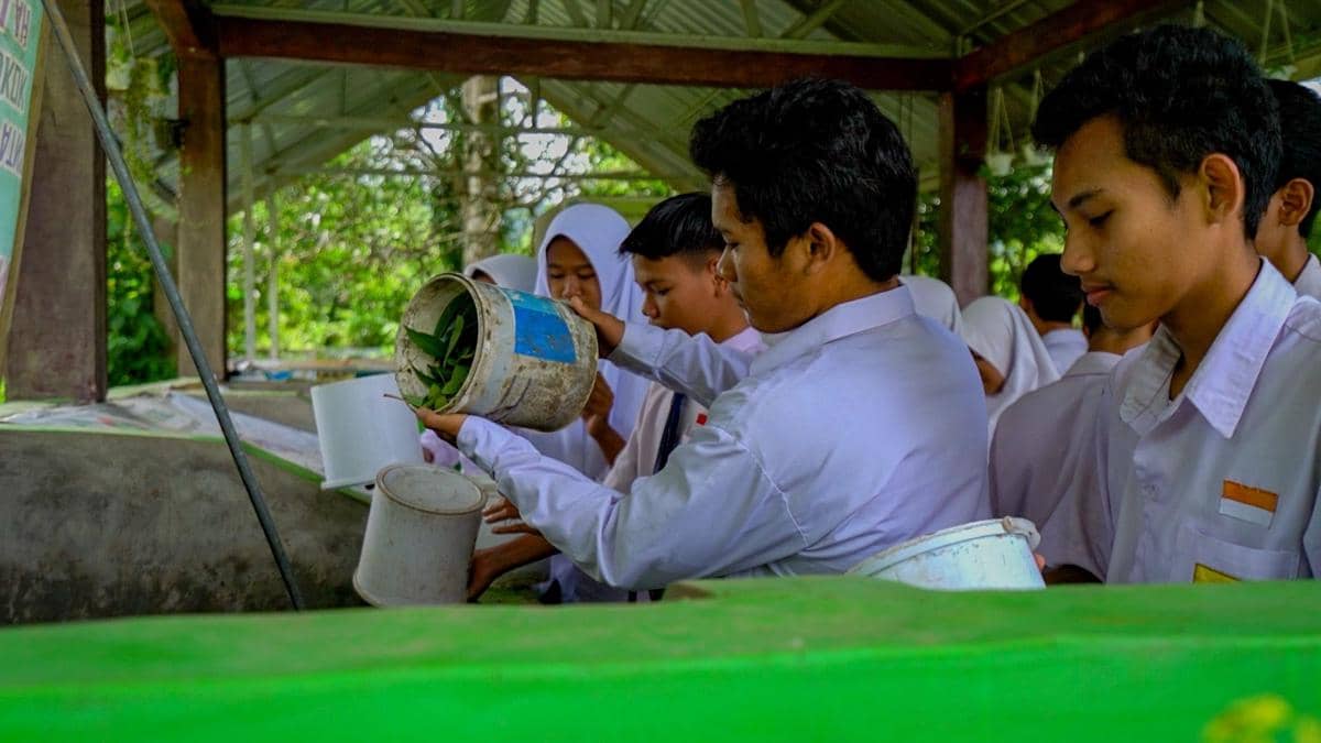 Program Pengelolaan Sampah Sekolah (PPSS) di Kabupaten Sumbawa Barat. (Dok.AMMAN)