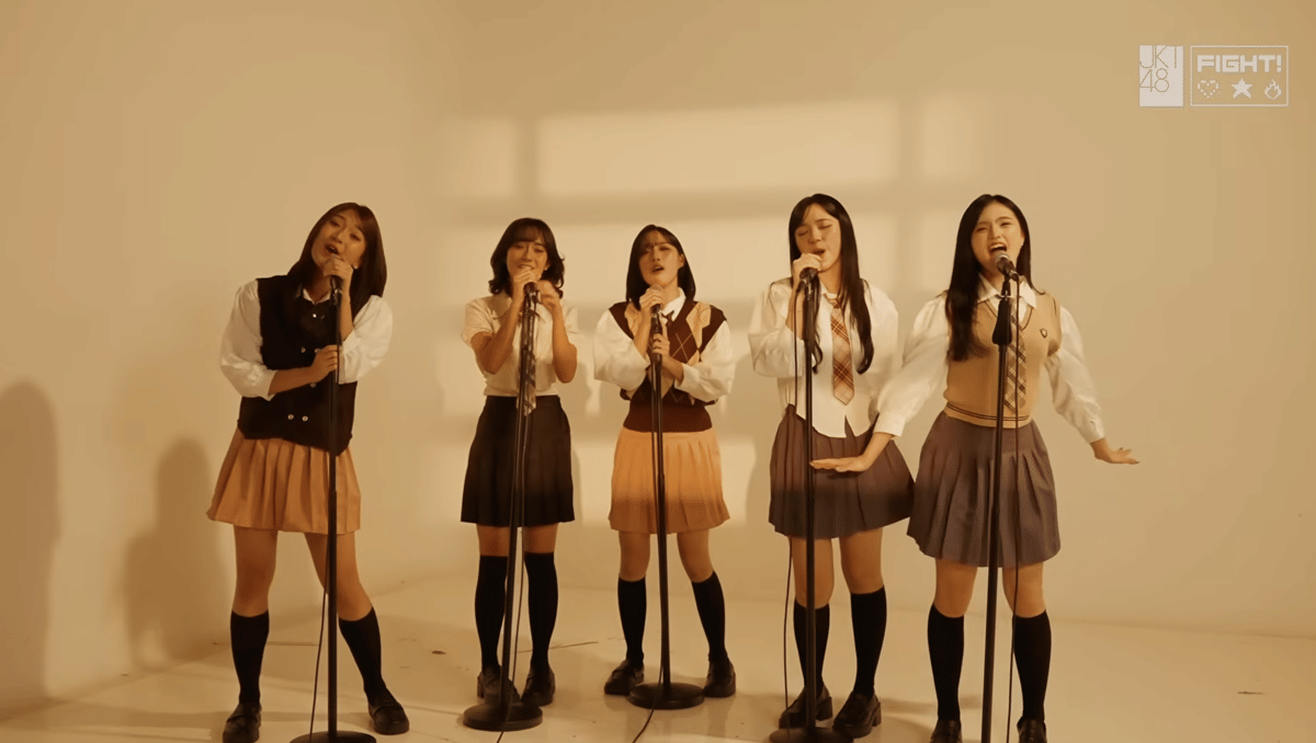 Tangkapan layar cuplikan REVOICE JKT48 yang diunggah melalui kanal YouTube resmi JKT48 di internet.