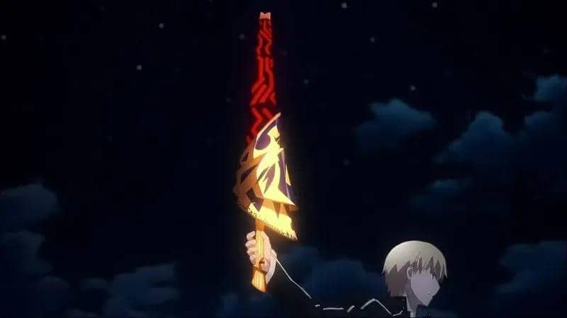 Ea merupakan senjata milik Gilgamesh dalam seri Fate, sebagaimana dicantumkan dalam keterangan visual dari Ufotable.