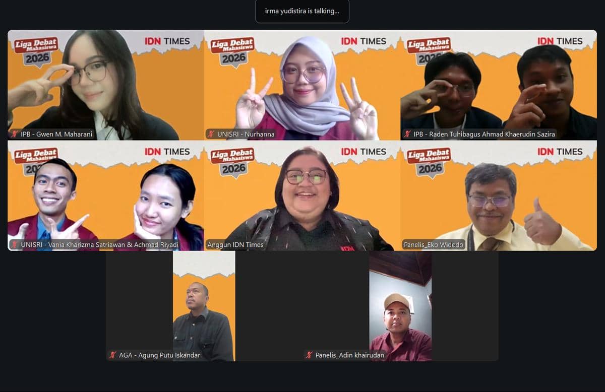 Liga Debat Mahasiswa 2026: UNISRI Menang Tipis atas IPB University