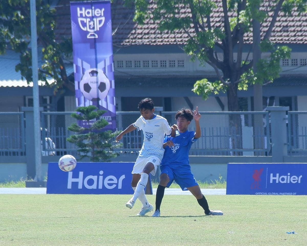 Visual Haier Indonesia Cup 2026 pada latar biru menandai resmi digelarnya ajang tersebut di Indonesia.
