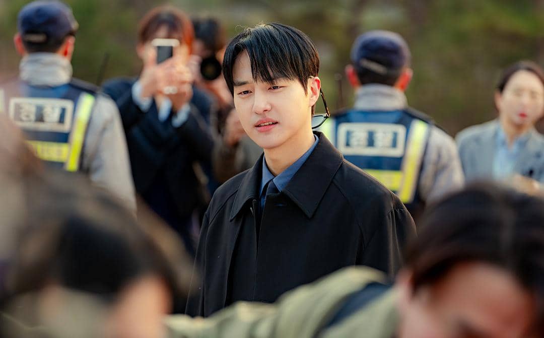 Cuplikan adegan drama Korea Spooky in Love di Instagram sebagai materi promosi serial.