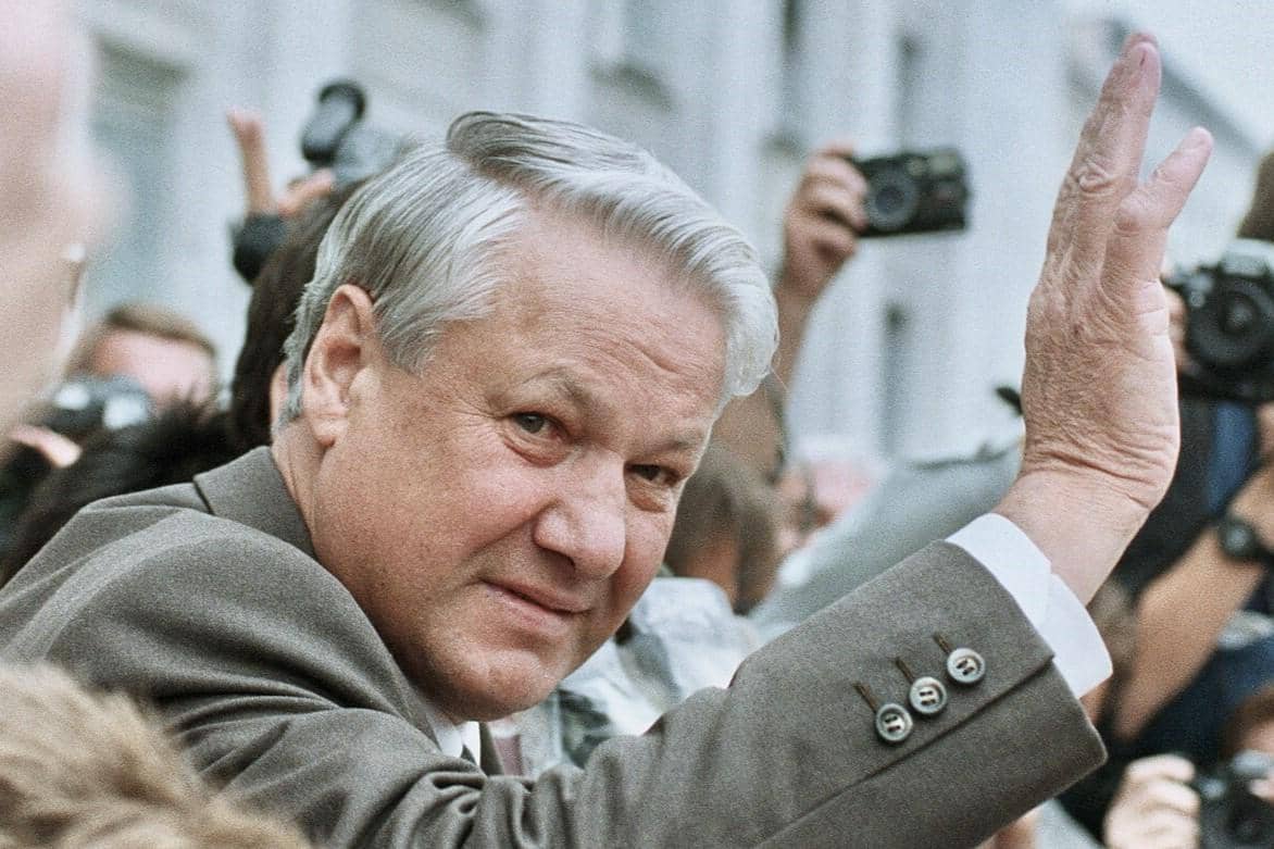 Potret Boris Yeltsin