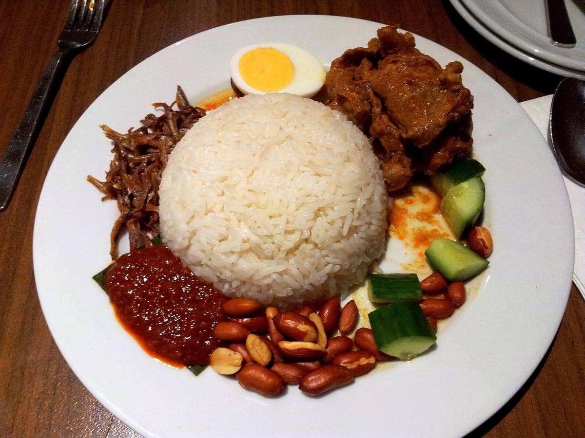 ilustrasi nasi lemak