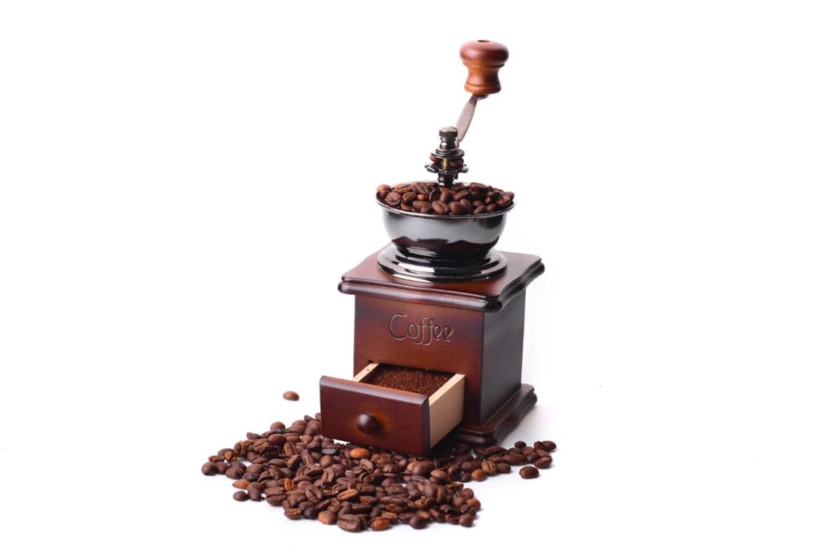 ilustrasi grinder kopi