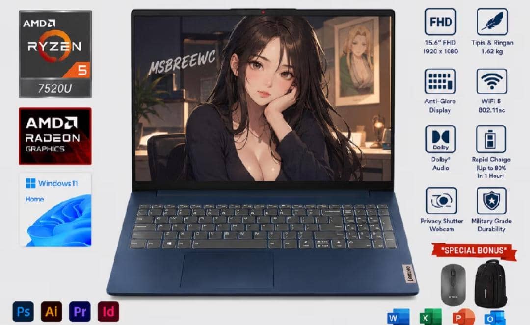 Lenovo IdeaPad Slim 3 Ryzen 5 7520U
