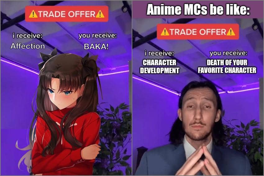 8 Meme Anime tentang Barter, kok Gak Sebanding?
