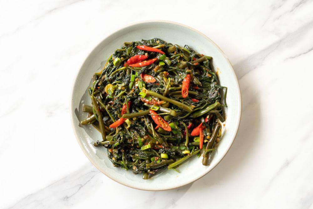 ilustrasi plecing kangkung