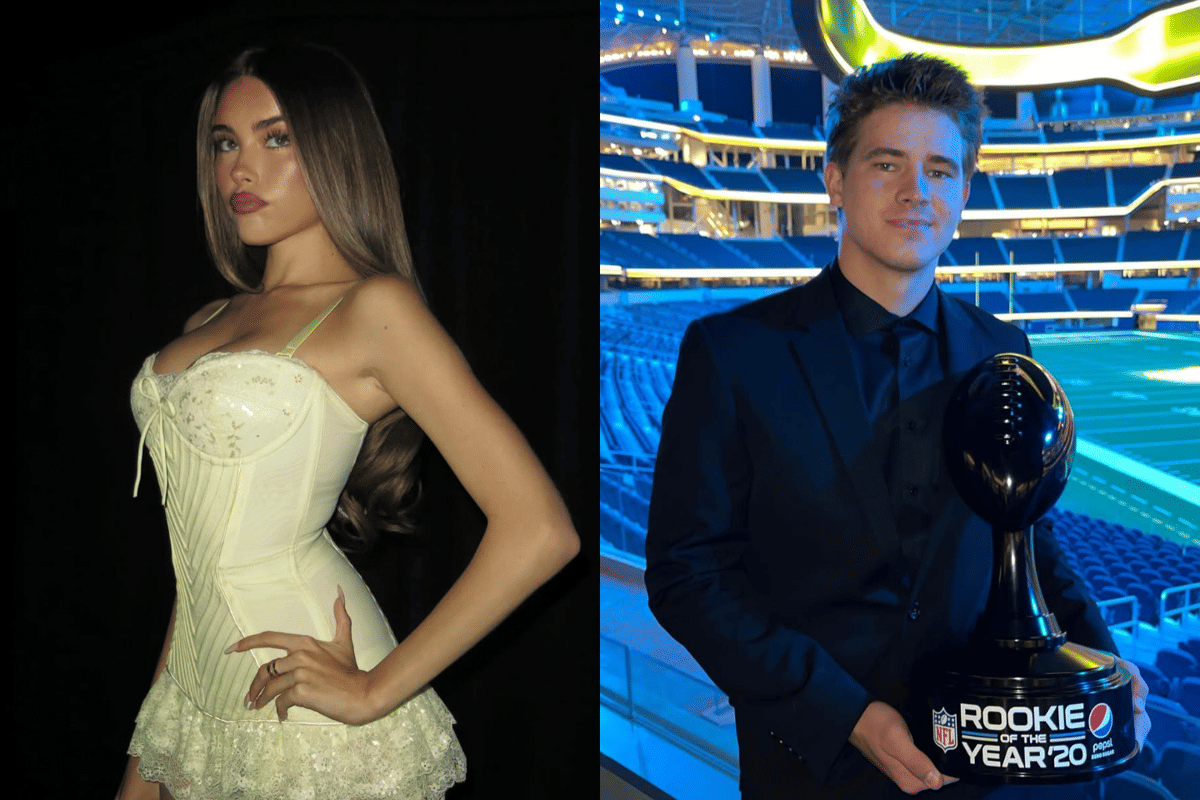 potret Madison Beer dan Justin Herbert