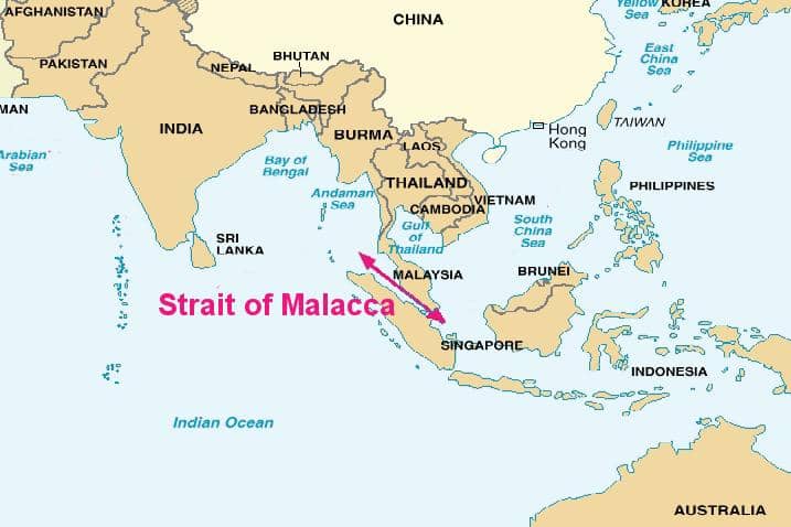 Selat Malaka.