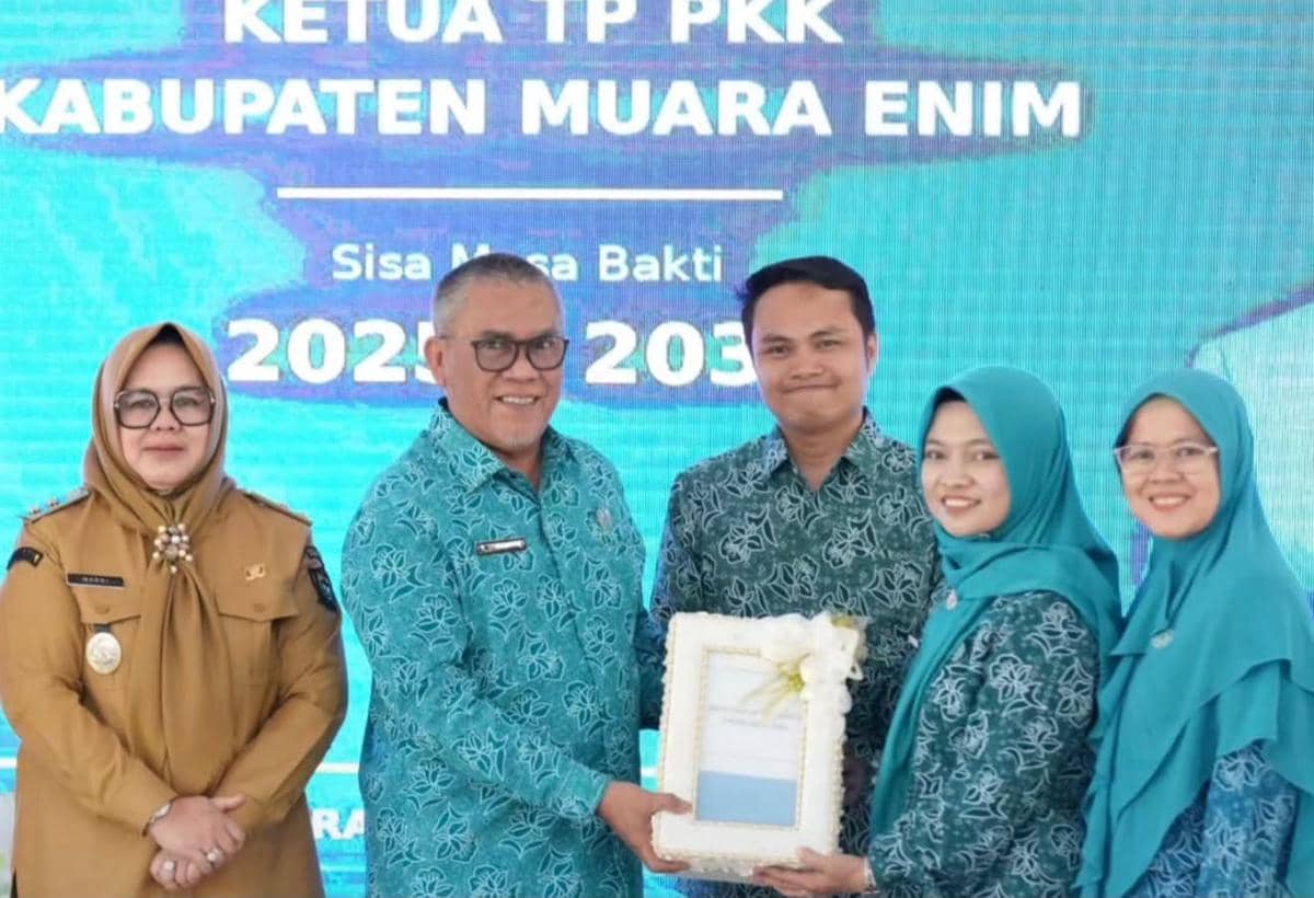 Eks Bupati Ahmad Yani Dilantik Jadi Ketua TP PKK Muara Enim