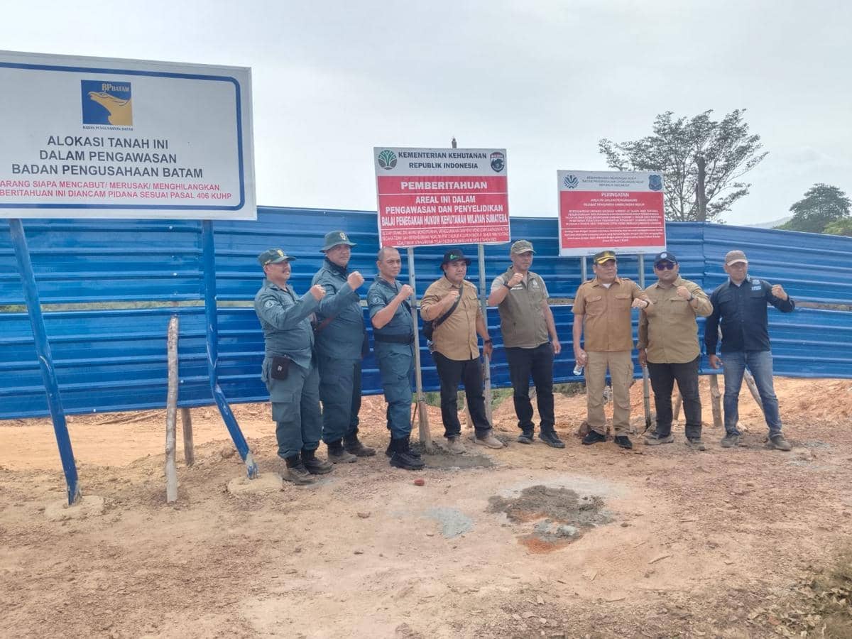 Kemenhut Tetapkan PT GTP Tersangka Perambahan Hutan Lindung Batam