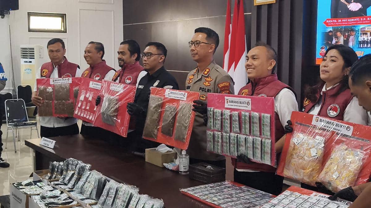Ringkus 68 Pengedar Narkoba, 200 Ribu Butir Obat Terlarang Diamankan