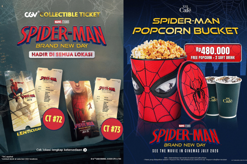 Daftar Merchandise Spider-Man 4 di Bioskop Indonesia, Udah Punya?