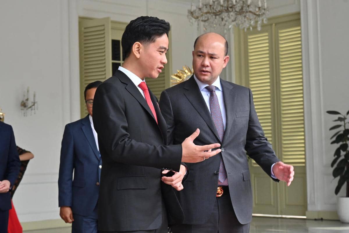 Deputi PM Kamboja Temui Gibran di Istana, Bahas TPPO hingga Olahraga