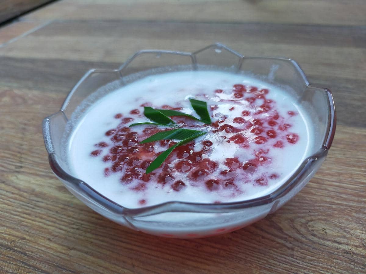 ilustrasi bubur mutiara