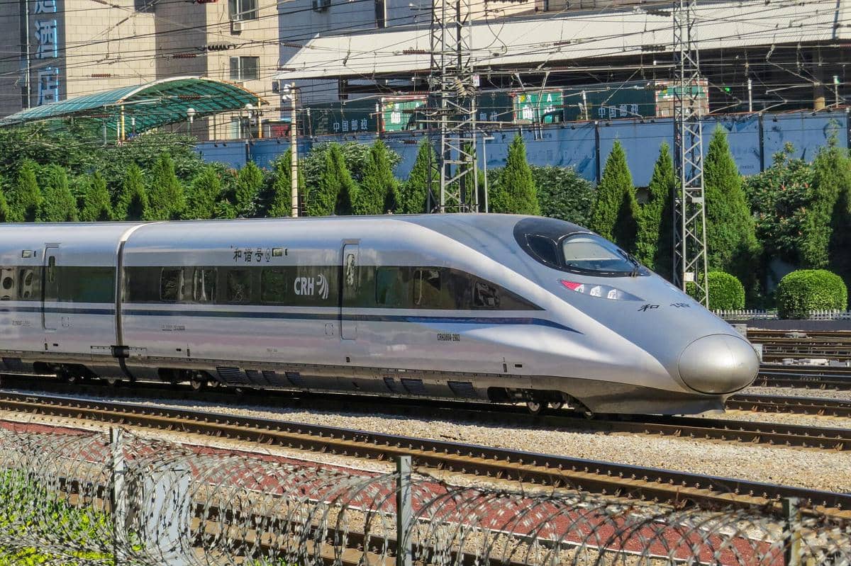potret perjalan kereta ke Kunming