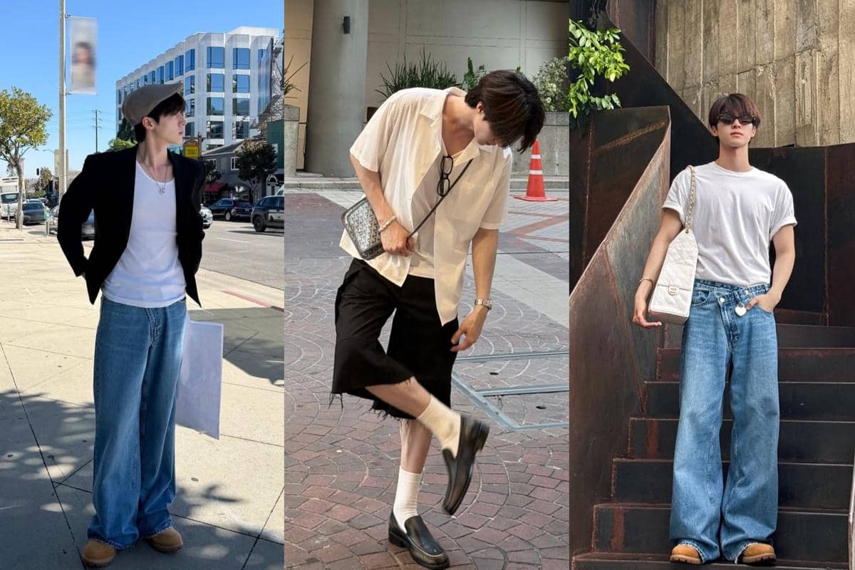9 Inspirasi OOTD Summer Vibe ala Blue Pongtiwat, Effortless Modis!
