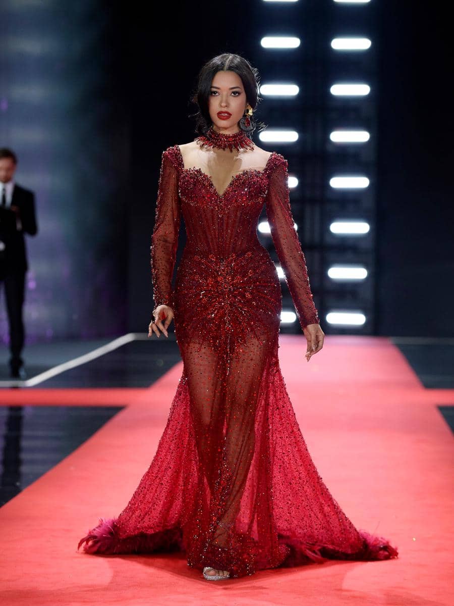 evening gown Miss Curacao di Preliminary Miss Supranational 2026