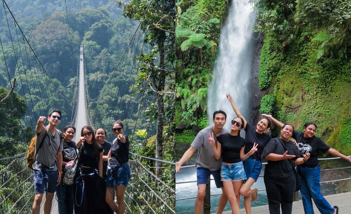 7 Potret Keluarga Darius Sinathrya Liburan di Sukabumi, Jawa Barat