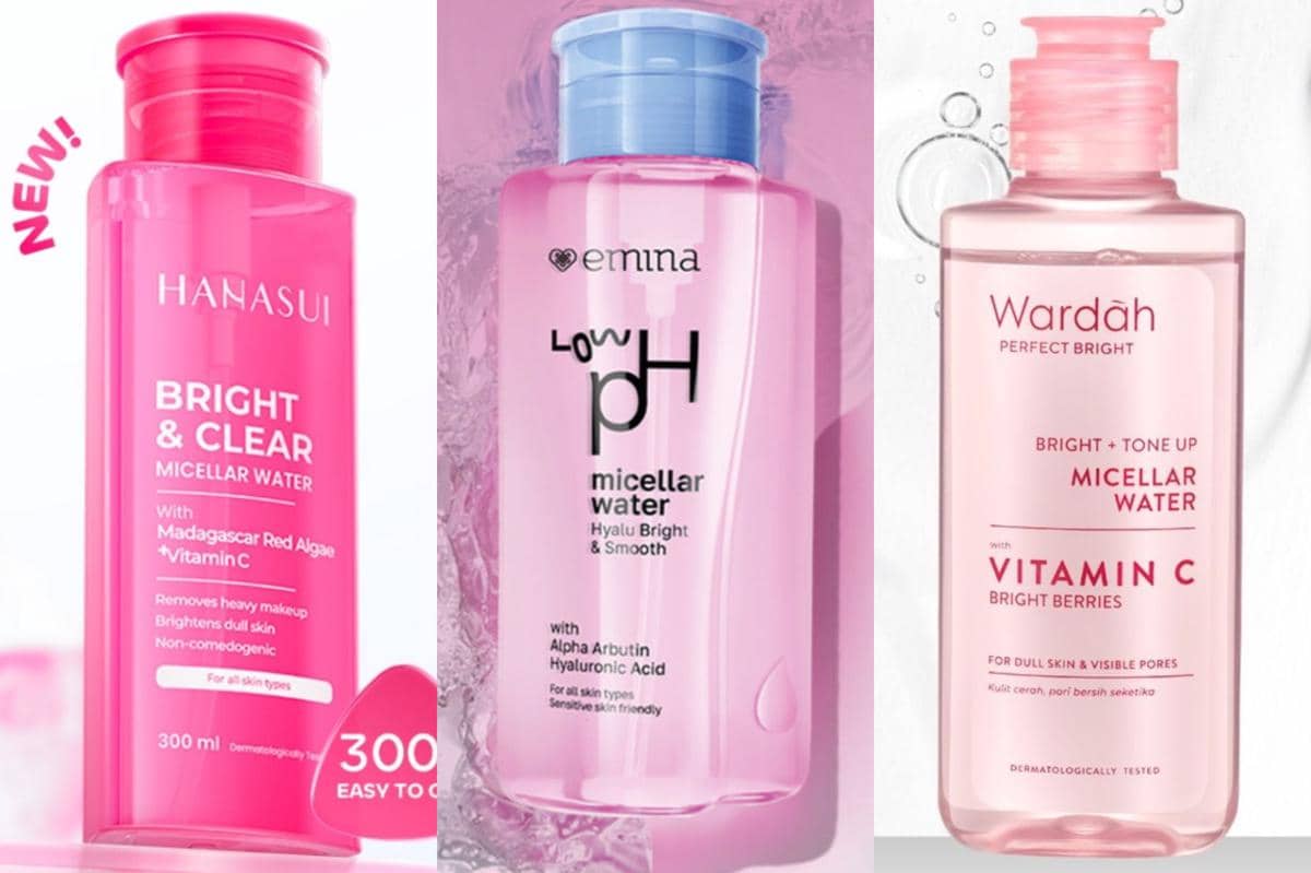 4 Pilihan Micellar Water Lokal untuk Kulit Kusam, Wajah Kembali Cerah