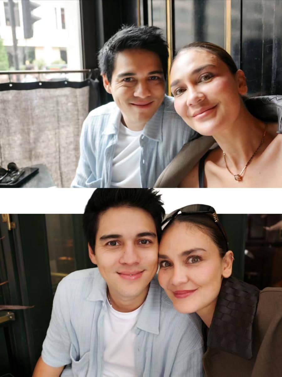 Luna Maya dan Maxime Bouttier saat liburan di London
