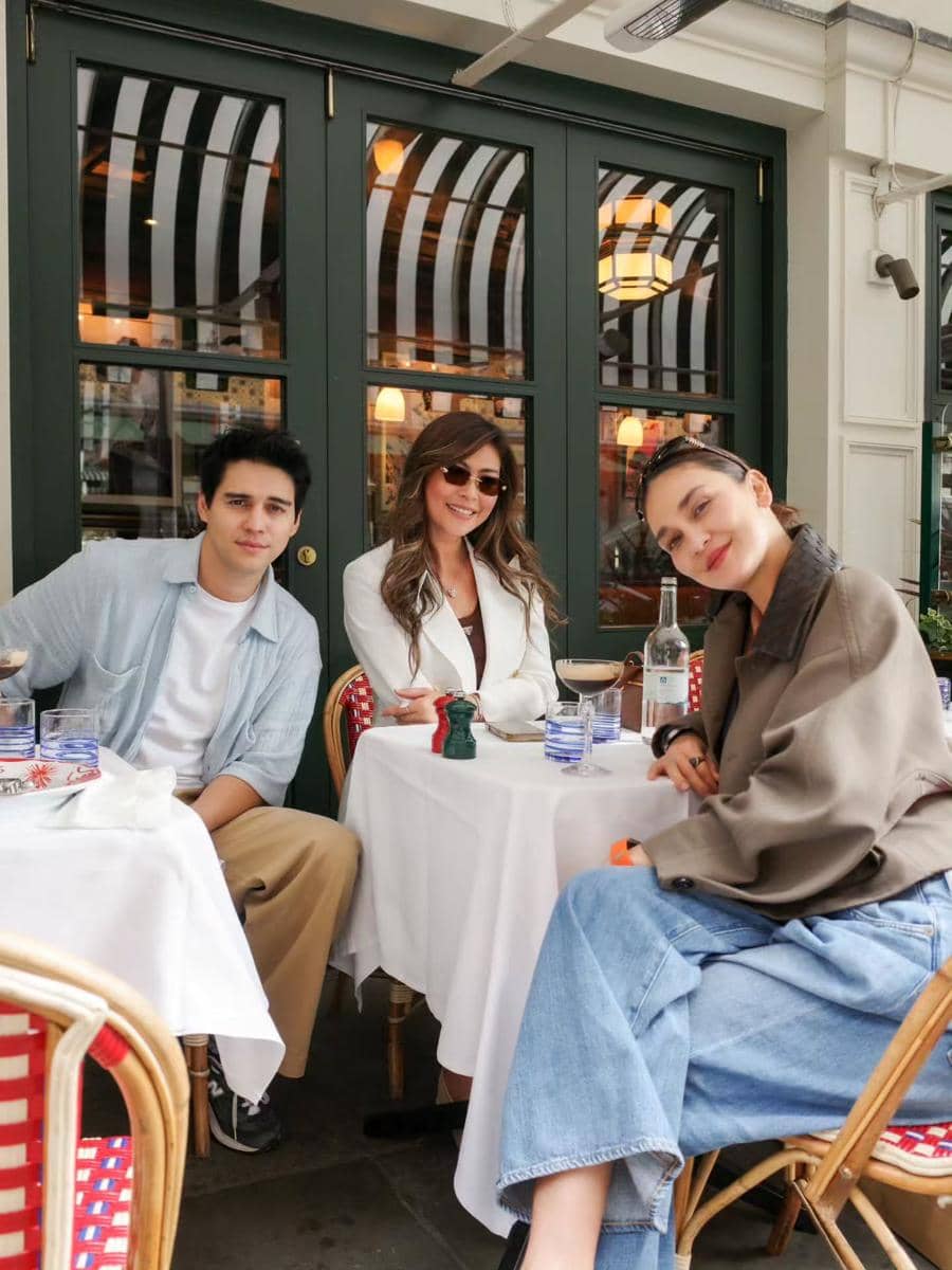Luna Maya dan Maxime Bouttier saat liburan di London