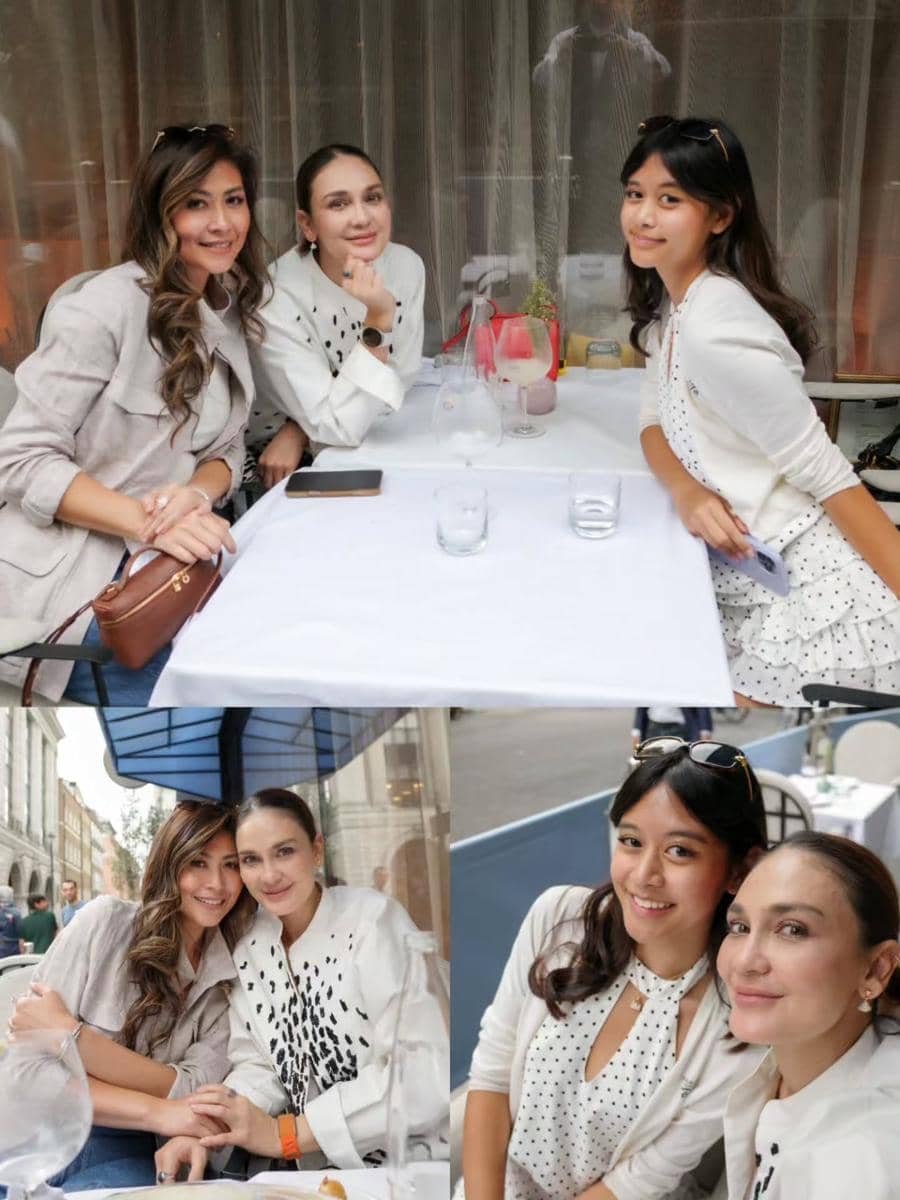Luna Maya dan Maxime Bouttier saat liburan di London